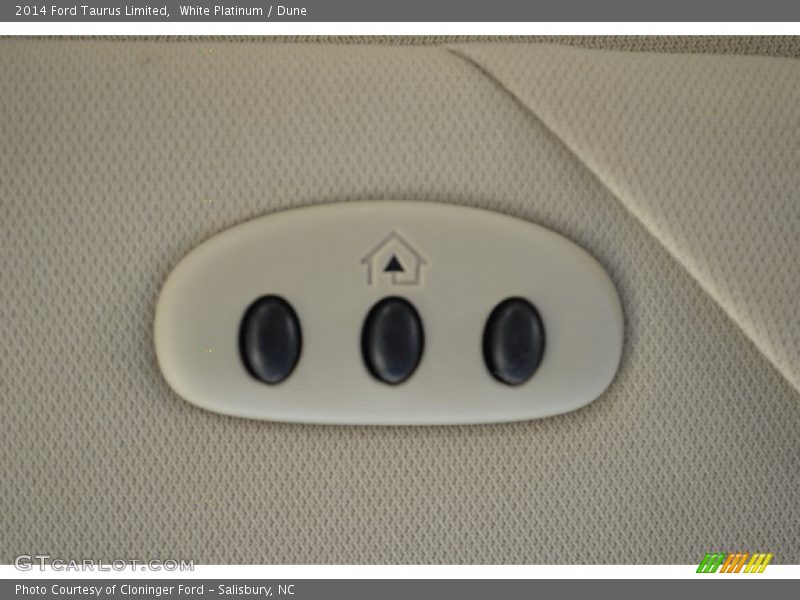 White Platinum / Dune 2014 Ford Taurus Limited