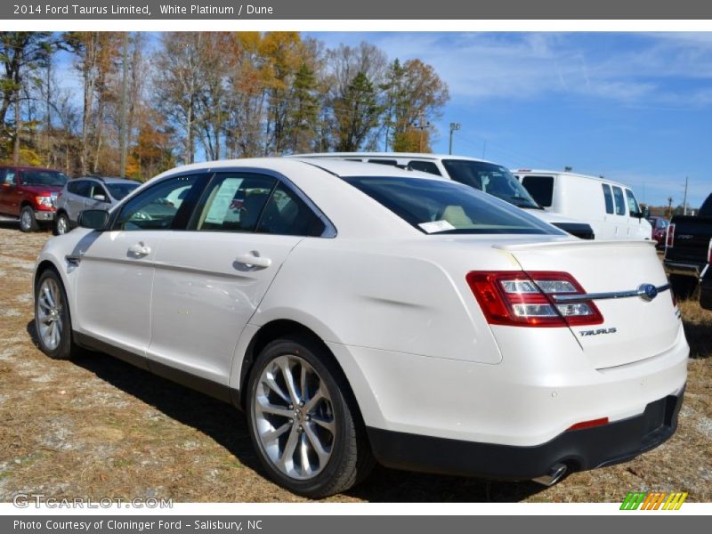  2014 Taurus Limited White Platinum