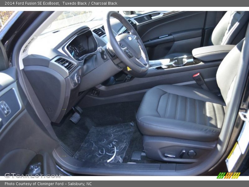 Tuxedo Black / Charcoal Black 2014 Ford Fusion SE EcoBoost