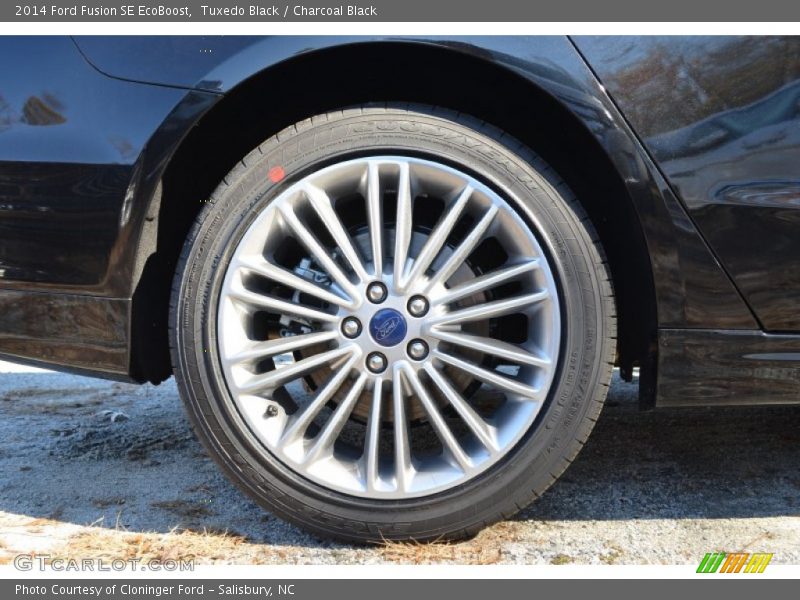 Tuxedo Black / Charcoal Black 2014 Ford Fusion SE EcoBoost