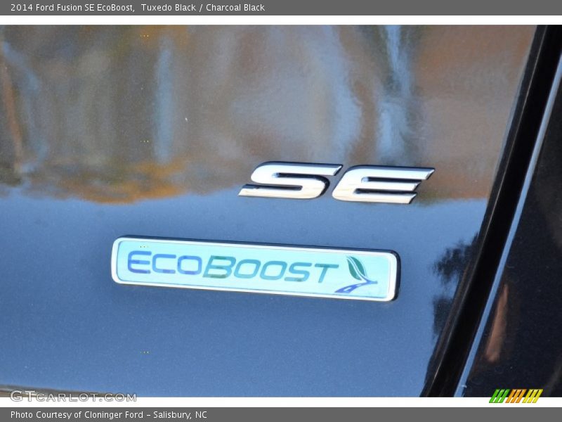 Tuxedo Black / Charcoal Black 2014 Ford Fusion SE EcoBoost