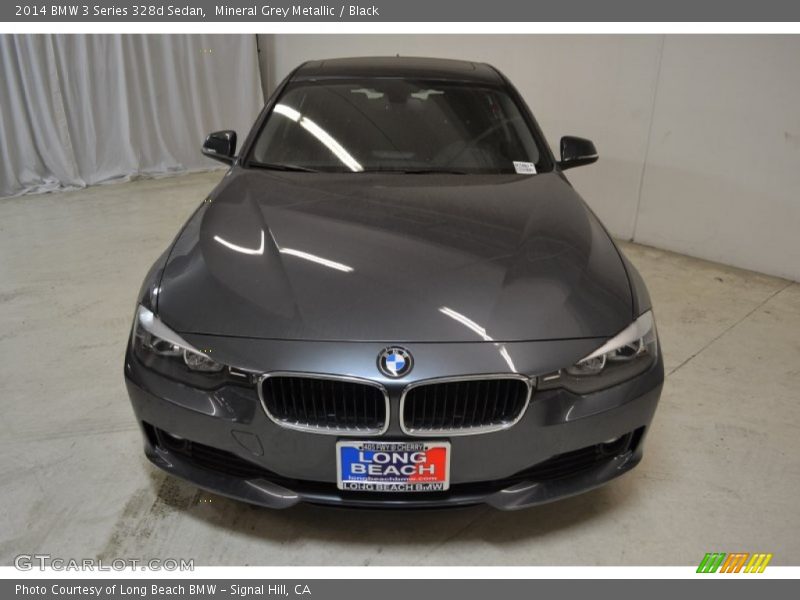 Mineral Grey Metallic / Black 2014 BMW 3 Series 328d Sedan