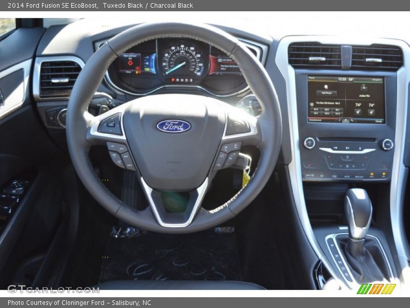 Tuxedo Black / Charcoal Black 2014 Ford Fusion SE EcoBoost
