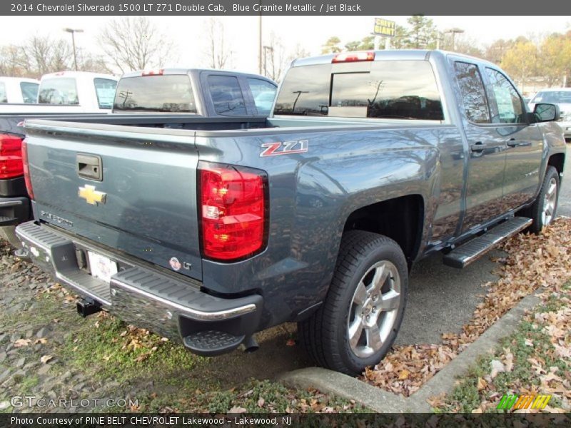 Blue Granite Metallic / Jet Black 2014 Chevrolet Silverado 1500 LT Z71 Double Cab