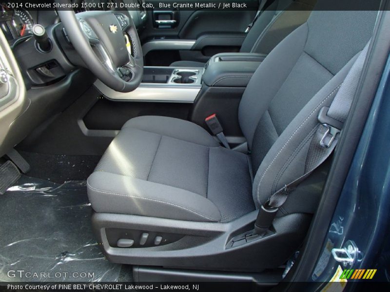 Blue Granite Metallic / Jet Black 2014 Chevrolet Silverado 1500 LT Z71 Double Cab