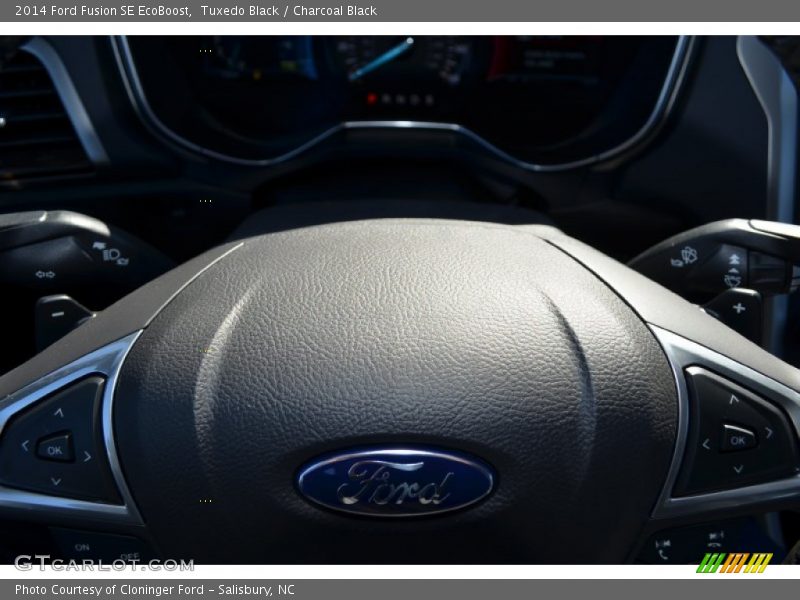 Tuxedo Black / Charcoal Black 2014 Ford Fusion SE EcoBoost