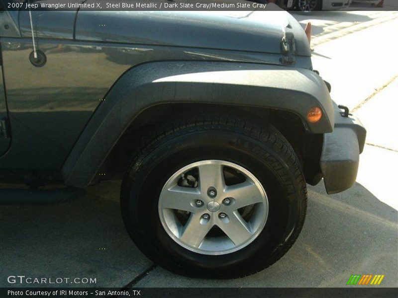 Steel Blue Metallic / Dark Slate Gray/Medium Slate Gray 2007 Jeep Wrangler Unlimited X