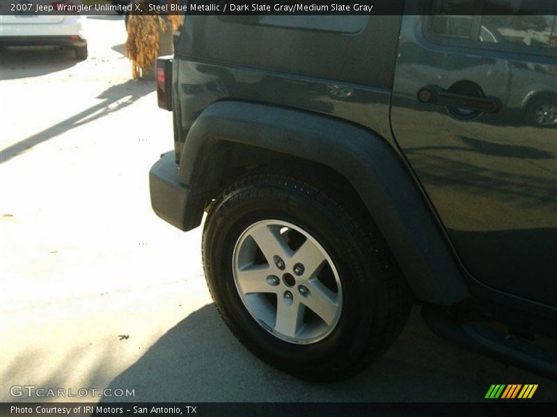 Steel Blue Metallic / Dark Slate Gray/Medium Slate Gray 2007 Jeep Wrangler Unlimited X