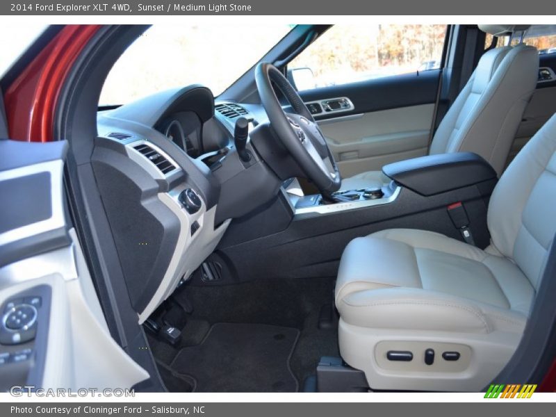 Sunset / Medium Light Stone 2014 Ford Explorer XLT 4WD