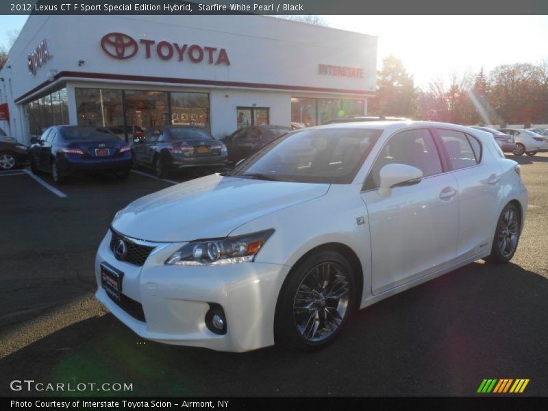 Starfire White Pearl / Black 2012 Lexus CT F Sport Special Edition Hybrid