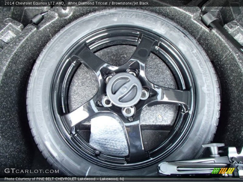 White Diamond Tricoat / Brownstone/Jet Black 2014 Chevrolet Equinox LTZ AWD