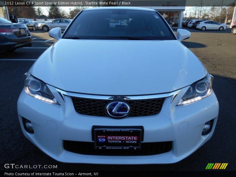 Starfire White Pearl / Black 2012 Lexus CT F Sport Special Edition Hybrid