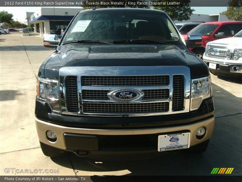 Tuxedo Black Metallic / King Ranch Chaparral Leather 2012 Ford F150 King Ranch SuperCrew 4x4