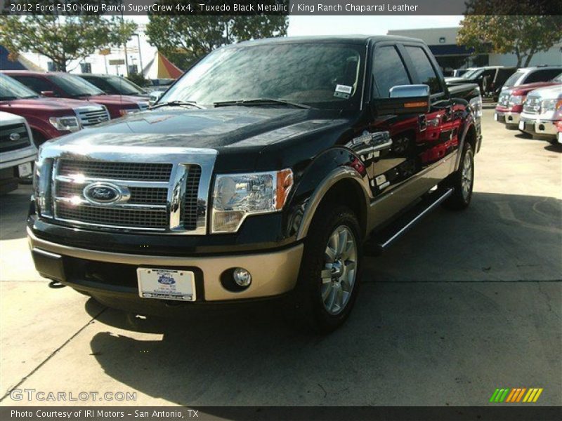 Tuxedo Black Metallic / King Ranch Chaparral Leather 2012 Ford F150 King Ranch SuperCrew 4x4