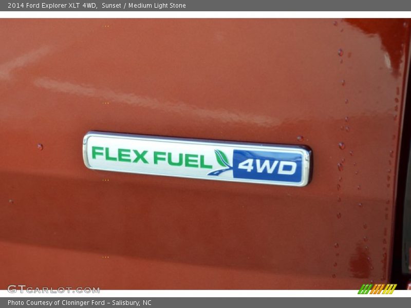Sunset / Medium Light Stone 2014 Ford Explorer XLT 4WD