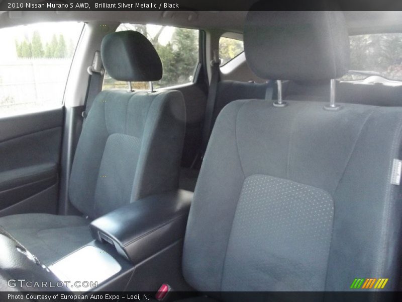 Brilliant Silver Metallic / Black 2010 Nissan Murano S AWD