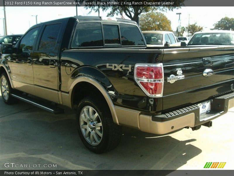 Tuxedo Black Metallic / King Ranch Chaparral Leather 2012 Ford F150 King Ranch SuperCrew 4x4