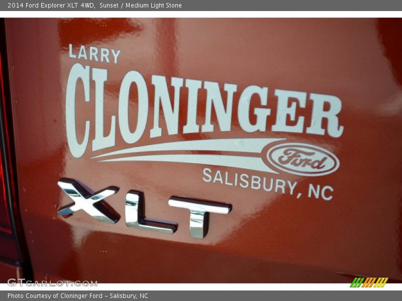 Sunset / Medium Light Stone 2014 Ford Explorer XLT 4WD