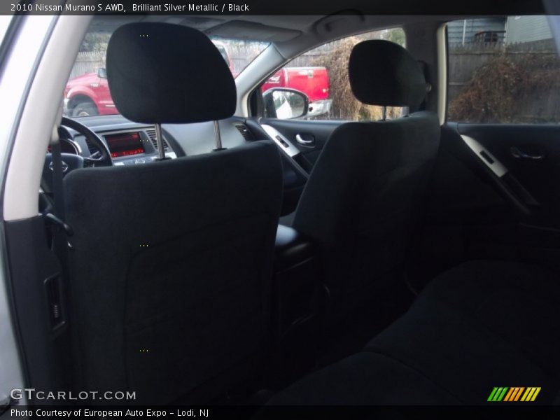 Brilliant Silver Metallic / Black 2010 Nissan Murano S AWD