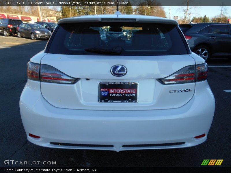 Starfire White Pearl / Black 2012 Lexus CT F Sport Special Edition Hybrid