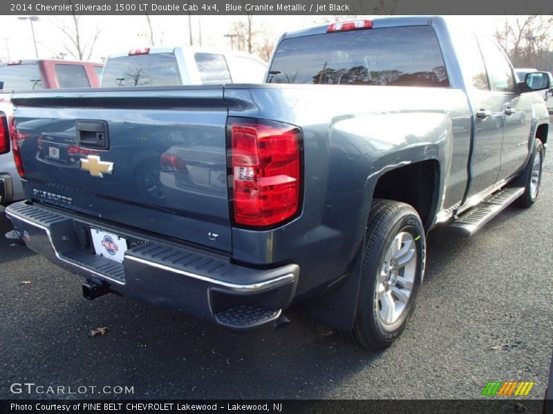 Blue Granite Metallic / Jet Black 2014 Chevrolet Silverado 1500 LT Double Cab 4x4