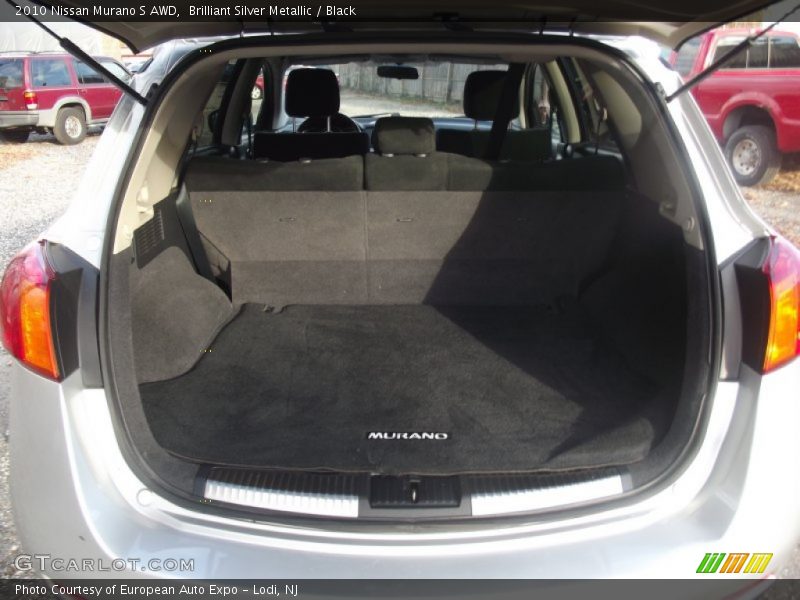 Brilliant Silver Metallic / Black 2010 Nissan Murano S AWD
