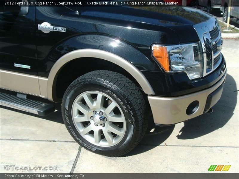 Tuxedo Black Metallic / King Ranch Chaparral Leather 2012 Ford F150 King Ranch SuperCrew 4x4