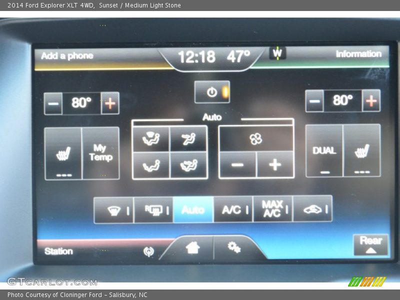 Sunset / Medium Light Stone 2014 Ford Explorer XLT 4WD