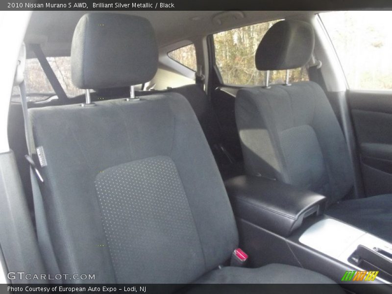 Brilliant Silver Metallic / Black 2010 Nissan Murano S AWD