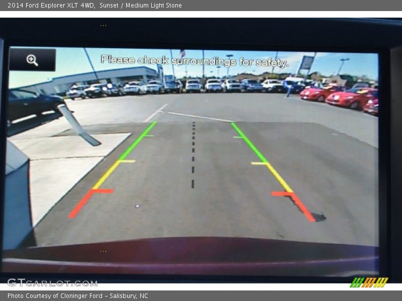 Sunset / Medium Light Stone 2014 Ford Explorer XLT 4WD