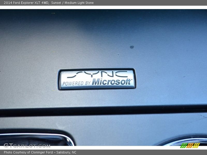 Sunset / Medium Light Stone 2014 Ford Explorer XLT 4WD