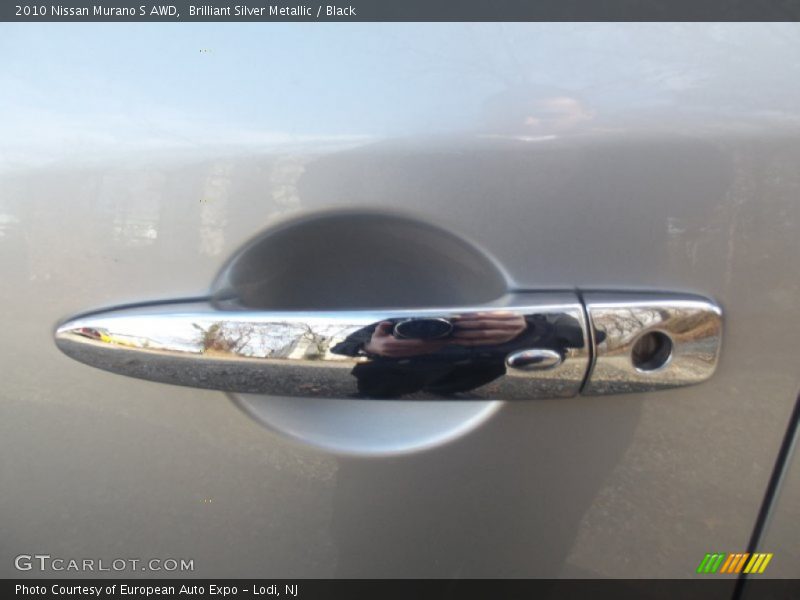 Brilliant Silver Metallic / Black 2010 Nissan Murano S AWD