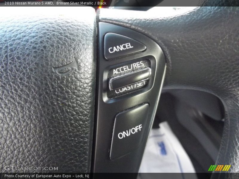 Brilliant Silver Metallic / Black 2010 Nissan Murano S AWD