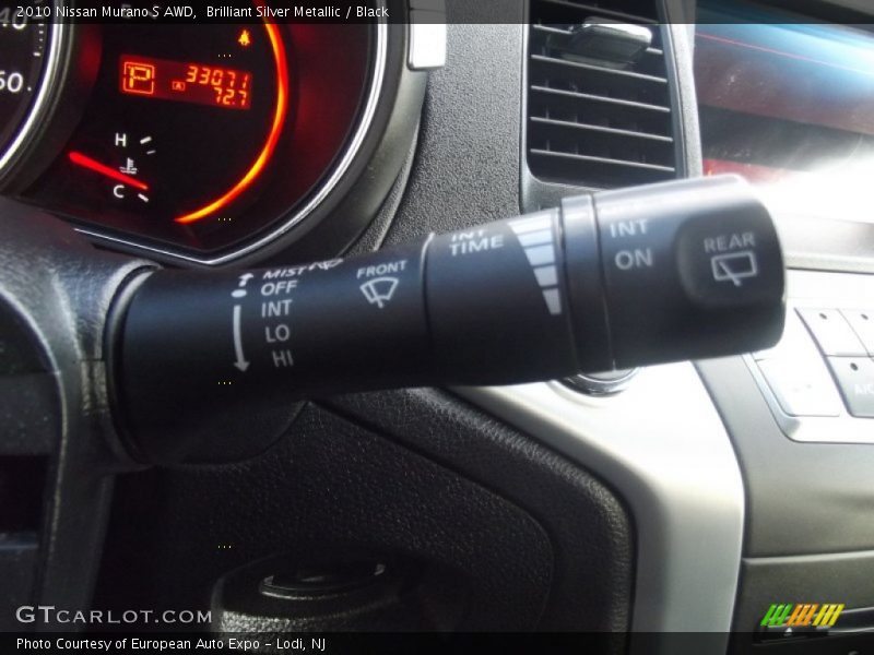 Brilliant Silver Metallic / Black 2010 Nissan Murano S AWD