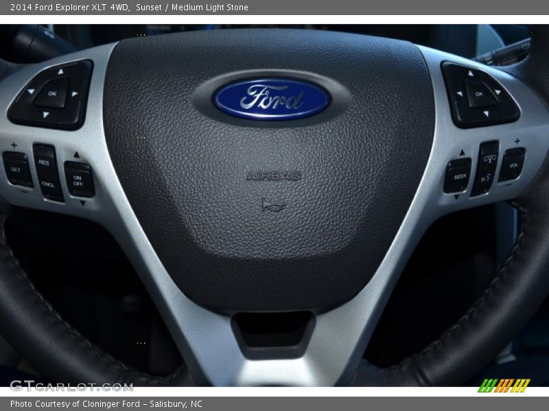 Sunset / Medium Light Stone 2014 Ford Explorer XLT 4WD