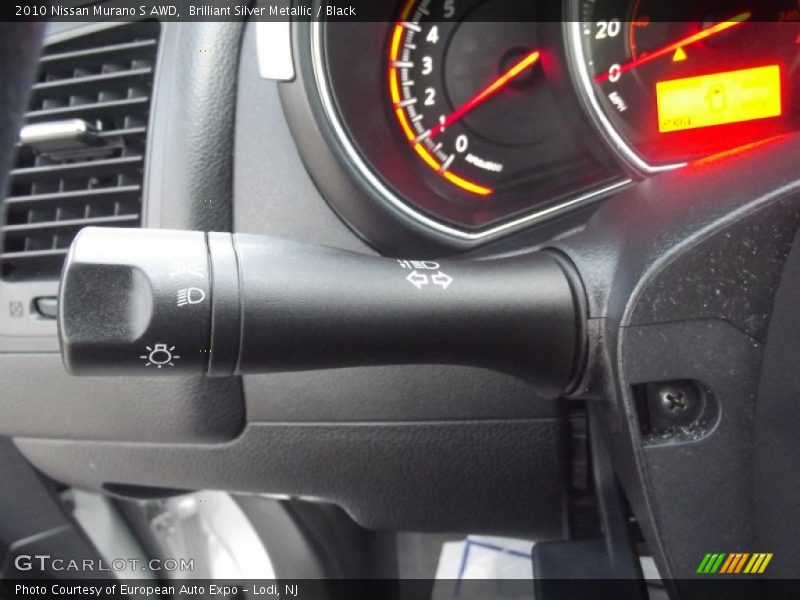 Brilliant Silver Metallic / Black 2010 Nissan Murano S AWD