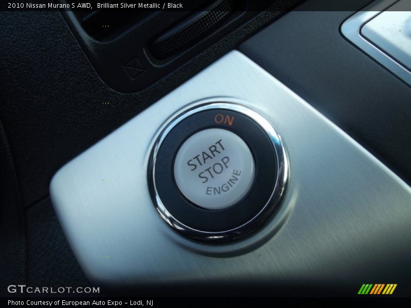 Brilliant Silver Metallic / Black 2010 Nissan Murano S AWD