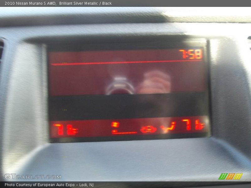 Brilliant Silver Metallic / Black 2010 Nissan Murano S AWD