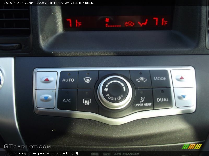 Brilliant Silver Metallic / Black 2010 Nissan Murano S AWD
