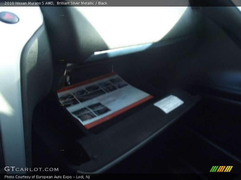 Brilliant Silver Metallic / Black 2010 Nissan Murano S AWD