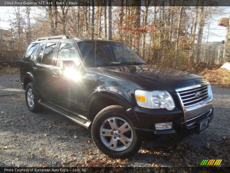 Black / Black 2009 Ford Explorer XLT 4x4