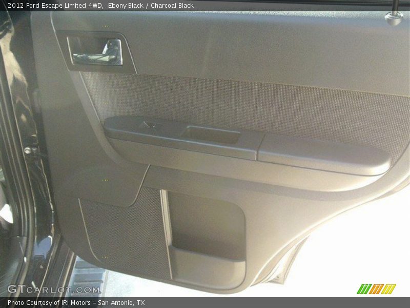 Ebony Black / Charcoal Black 2012 Ford Escape Limited 4WD