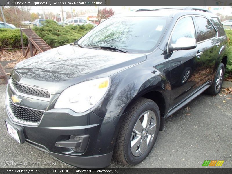 Ashen Gray Metallic / Jet Black 2014 Chevrolet Equinox LT