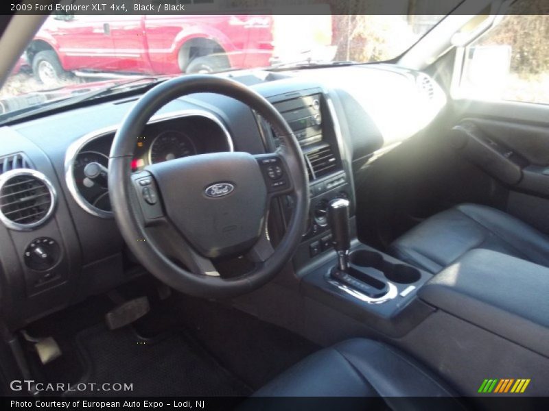 Black / Black 2009 Ford Explorer XLT 4x4