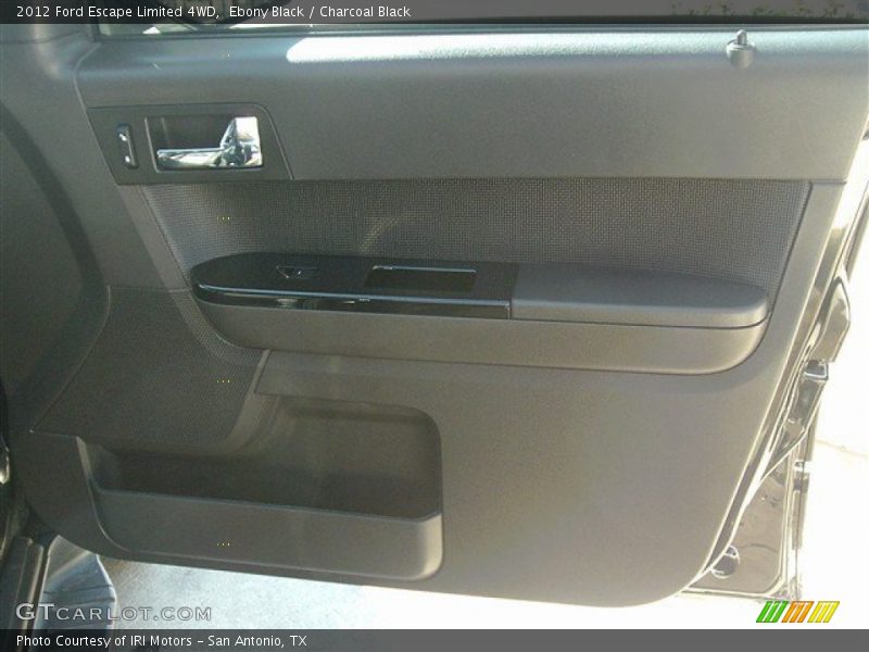 Ebony Black / Charcoal Black 2012 Ford Escape Limited 4WD