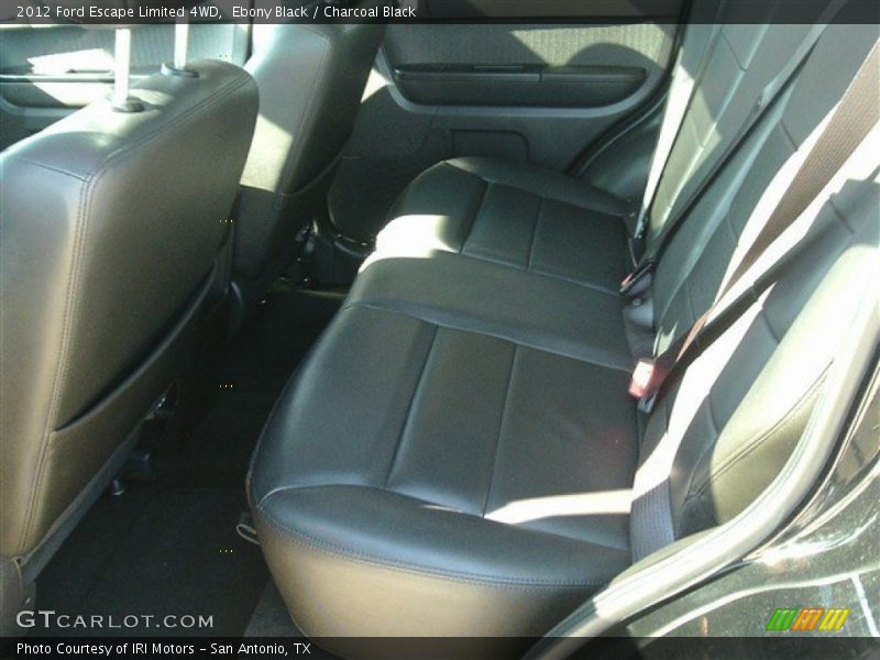 Ebony Black / Charcoal Black 2012 Ford Escape Limited 4WD