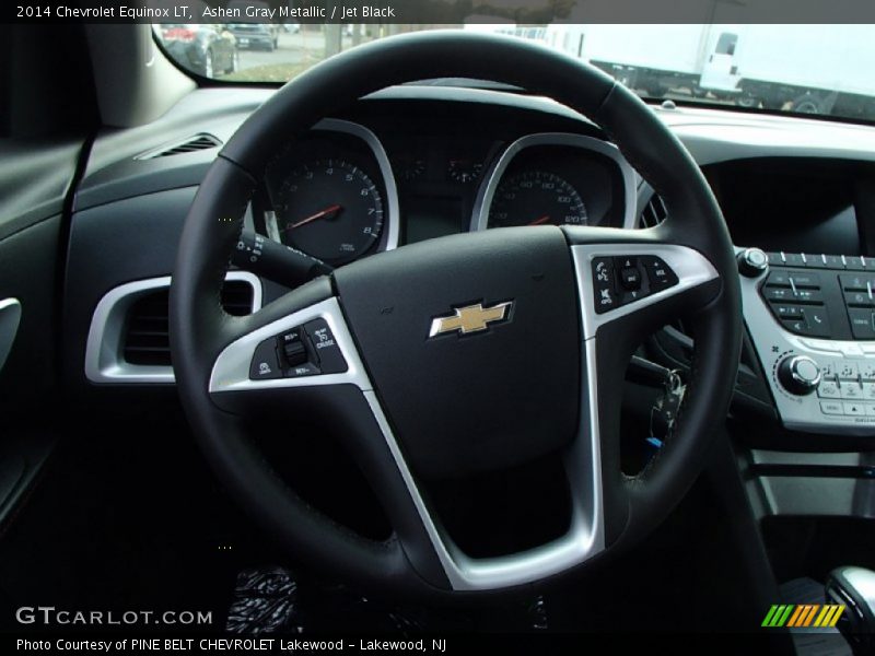 Ashen Gray Metallic / Jet Black 2014 Chevrolet Equinox LT