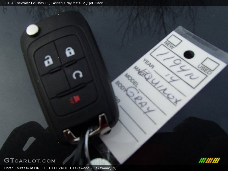 Ashen Gray Metallic / Jet Black 2014 Chevrolet Equinox LT