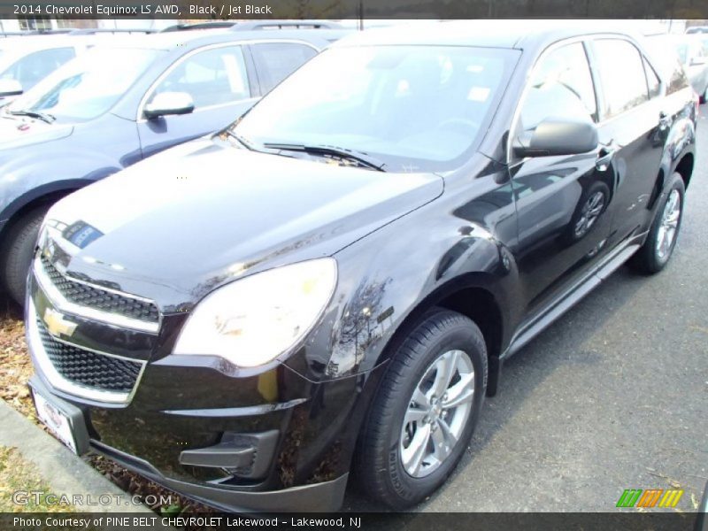 Black / Jet Black 2014 Chevrolet Equinox LS AWD