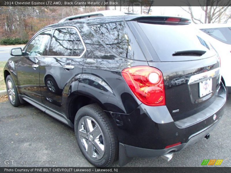 Black Granite Metallic / Jet Black 2014 Chevrolet Equinox LTZ AWD